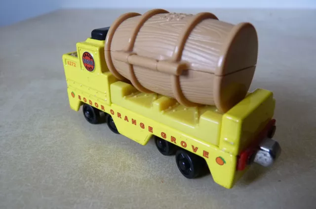 SODOR ORANGE GROVE Barrel Car w/BARREL. Ex-Cond. RARE Take n'Play Thomas P+P DIS