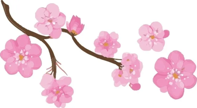 Vector File for Design, Cherry Blossom SVG File