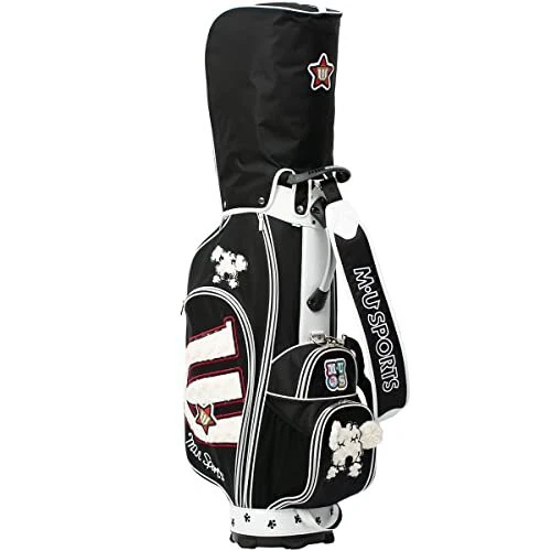 MU SPORTS GOLF Ladies Cart Caddy Bag W MARK 9.5 x 46 inch 3.9kg Black