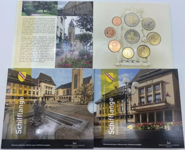 Luxemburg 2016 Euro Kursmünzensatz 9 Münzen 5,88€ Schifflange KMS