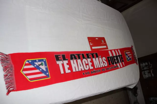 Bufanda Oficial Atletico De Madrid El Atleti Te Hace Mas Fuerte Cotizada Scarf