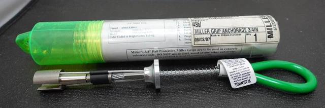 Titan Miller Grip Anchor 3/4" Reusable ANCHORAGE PPE Safety