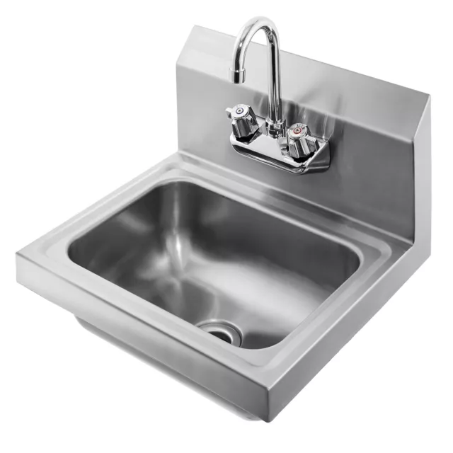 Stainless Steel Wall Mount Commercial Kitchen Hand Sink