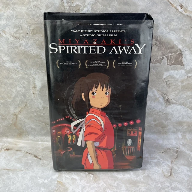 WALT DISNEY GHIBLI Film Miyazaki's Spirited Away VHS Movie Tape Hard