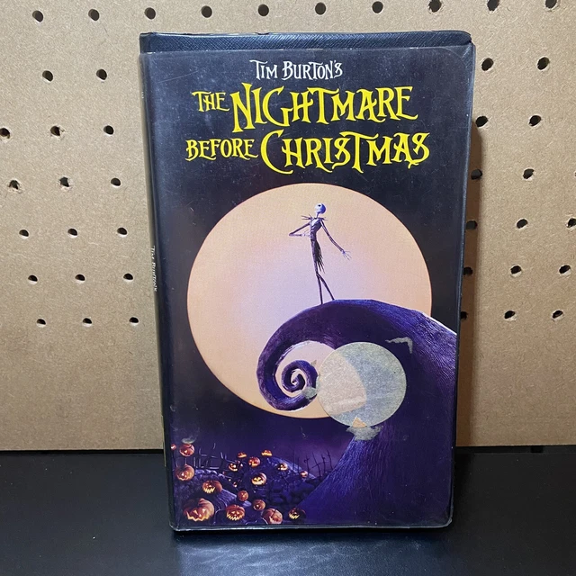 The nightmare before christmas vhs ebay