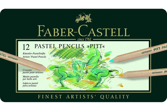 Juego de lápices pastel Faber Castell de 12 Pitt (112112)