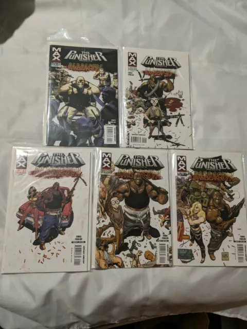 The Punisher Presents Barracuda # 1 #2 #3 #4 #5 VF/NM Marvel Comics