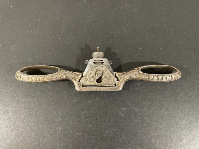 Antique Edward Preston 1391 2” Patent Spokeshave Woodwork Plane