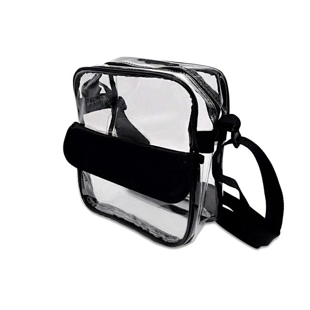 Small Clear Purse - Stadium Approved Transparent Crossbody Bag, See Through...