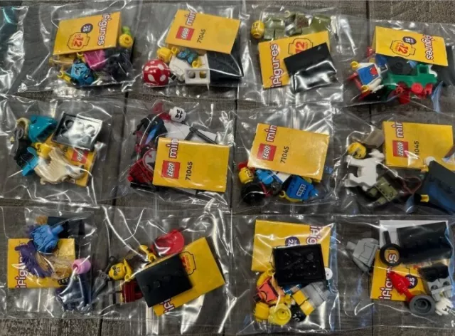 LEGO Series 25 COMPLETE Set 12 MINIFIGURES 71045 - Never assembled. New. No Box.