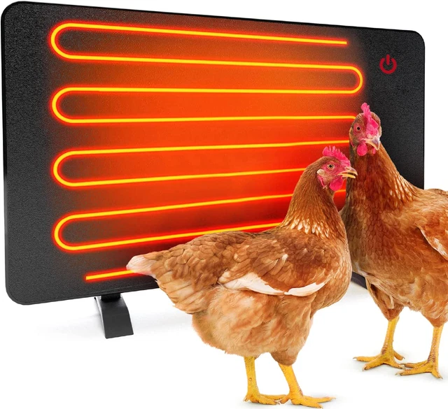 Safe Chicken Coop Heater Safer Than Brooder Lamps Gently Warm 150 Watts