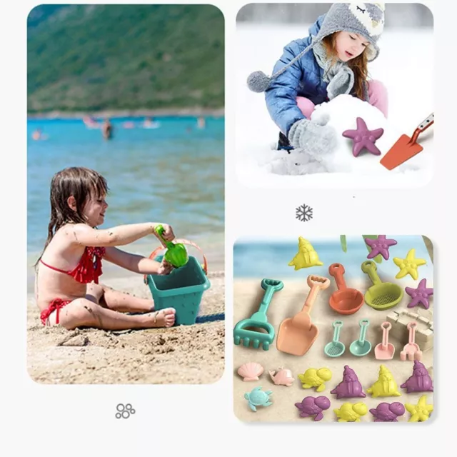 13/23PCS Random Color Sand Toys Set Cartoon Shape Shovel Model Toy  Summer Beach