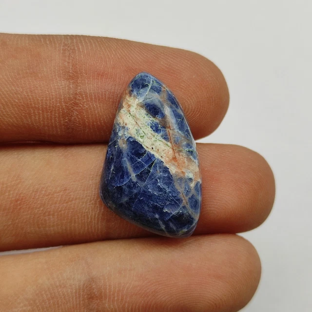 Natürlich Blau Sodalith Cabochon Handgemacht Designer Lose Edelstein Schmuck