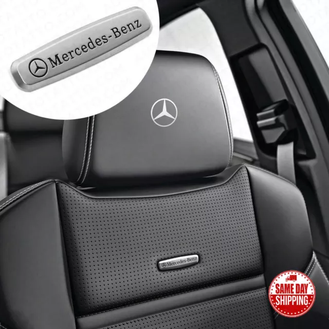 For Mercedes-Benz Sport Car Suv Front Seat Back AMG Performance Emblem 3D Badge