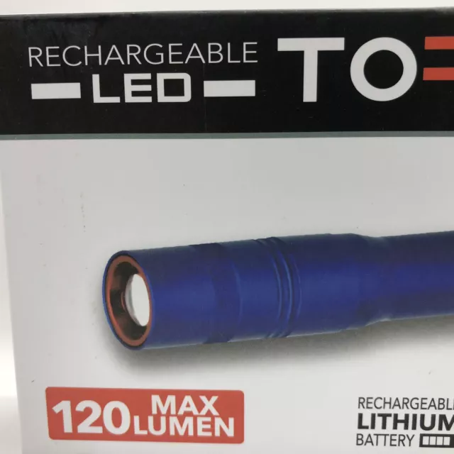 Factory Sealed Clore LNC312  120 Lumen Torch Light/Magnetic Base/Rechargable T3 3