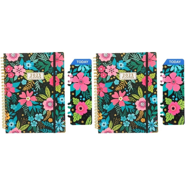 2 Count 2023 Notebook Paper Student Diary Office Loose Leaf Notepad Planner