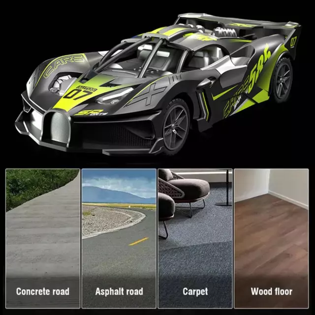 Remote Control Car for Kid High Speed Race Drift RC-Car Toy with Cool Appearan L