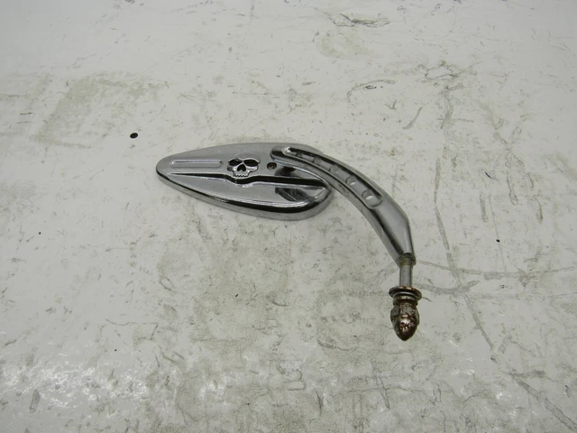 2016 Harley Davidson Street Glide Touring Right Chrome Skull Mirror