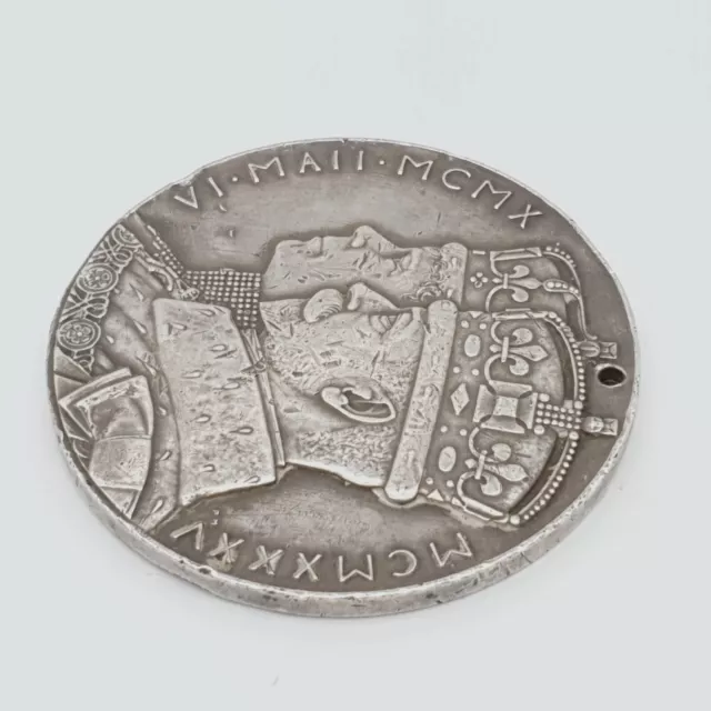 Große Silbermedaille König George V Silber Jubiläum 1935 - STET FORTUNA D- (164) 3