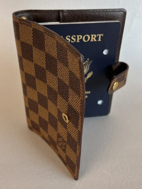 Authentic Louis Vuittons Agenda Passport Holder  Credit Card Organizer Wallet