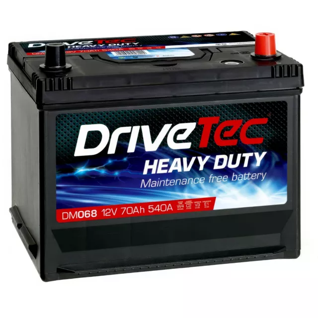 DriveTec DM068 Starter Battery Fits Acura Audi BMW Chevrolet Daihatsu Ferrari