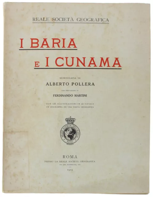 I BARIA E I CUNAMA. Monografia... con prefazione di Ferdinando Martini [edizione