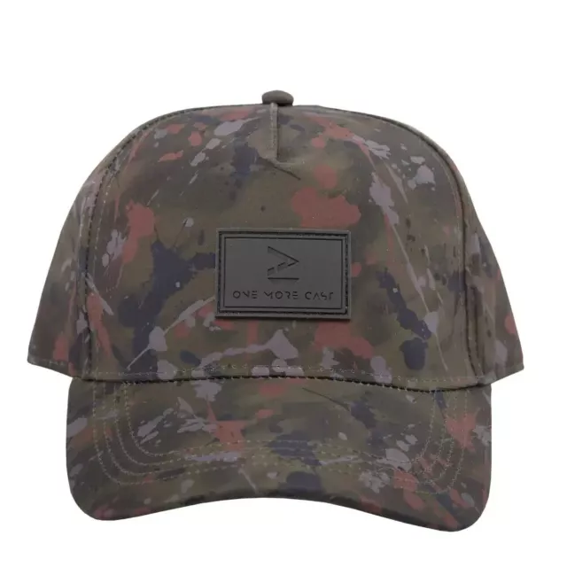 One More Cast Amur Splash Camo Snapback Cap One Size OMC Fishing Cap