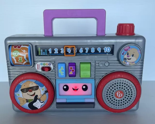 Fisher Price LAUGH N LEARN BOOM BOX ENGLISH VERSION Baby Activity Toy