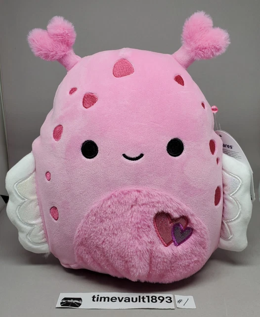SQUISHMALLOWS SHABNAM PINK Sea Slug Hearts 8" Plush NEW 2024 Valentine
