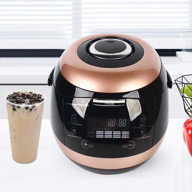 Commercial 5L Pearls Pot Maker Smart Pearls Rice Pot Cooker 860W Large Capacity