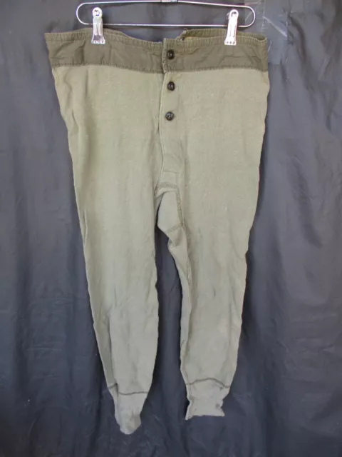 1945 WWII OD Wool Thermal Underwear Pants, Winter Drawers £24.12 ...