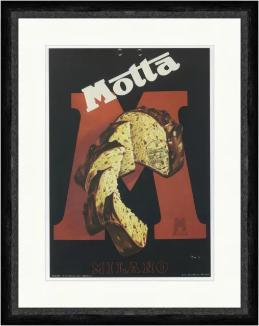 Panettone Motta Milano Severo Pozzati Sepo 1934 Kuchen  Faks_Plakatwelt 801