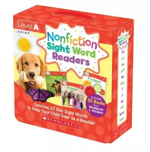 Nonfiction Sight Word Readers Parent Pack Level A: Teaches 25 key Sight W - GOOD