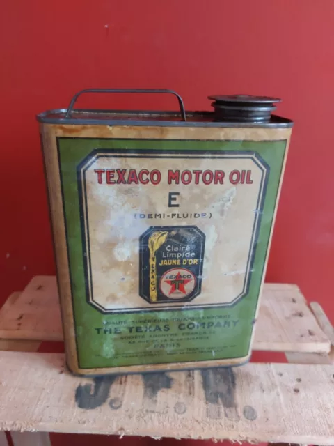 Burette simple à huile - Texaco