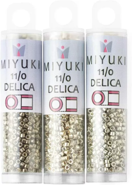 1200pcs Miyuki Delica Beads Uniform 2mm Glass Seed Beads For