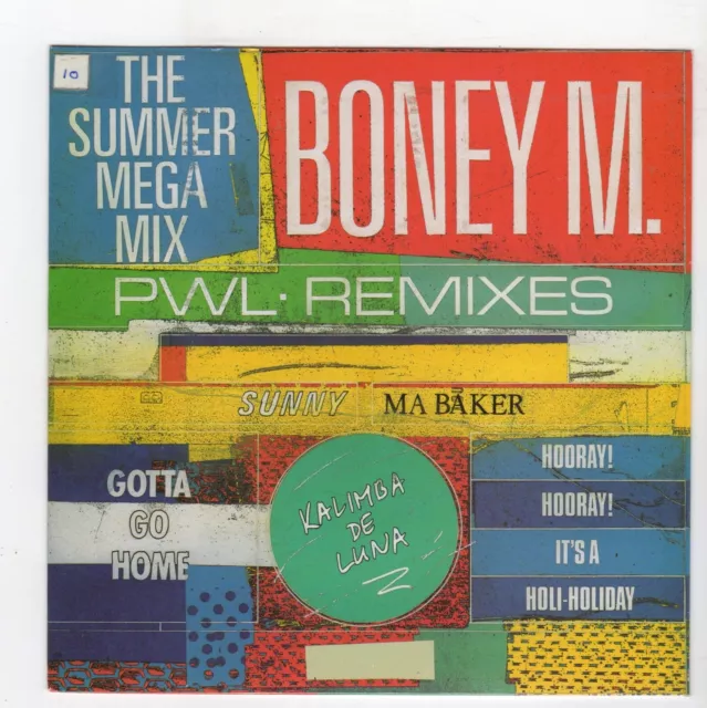 (S469) Boney M, The Summer Mega Mix - 1989 - 7 Zoll Vinyl