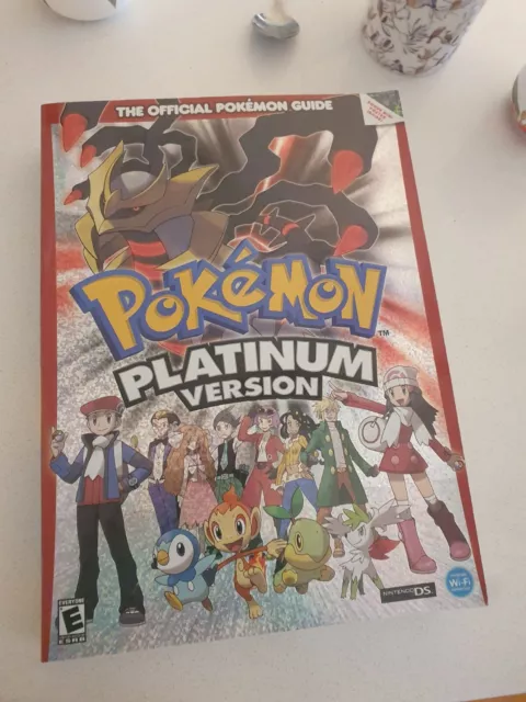 Pokemon Platinum Version Official Strategy Guide Nintendo DS Authentic w/ Poster