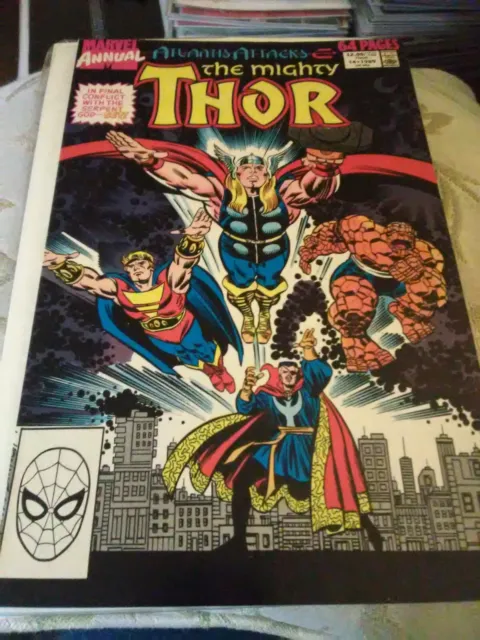 The Mighty Thor Annual #14, Ron Frenzy/Joe Sinnott Cover, Atlantis Attacks, 1989