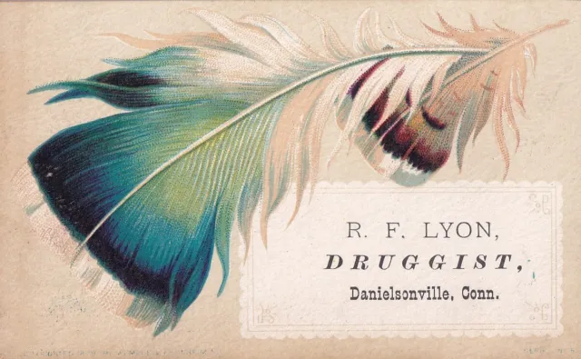1800s Victorian Trade Card - R F Lyon-Druggist -Selling Lot of Cards