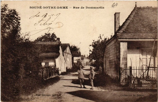 CPA SOUDE N.-D. Rue de DOMMARTIN (491557)