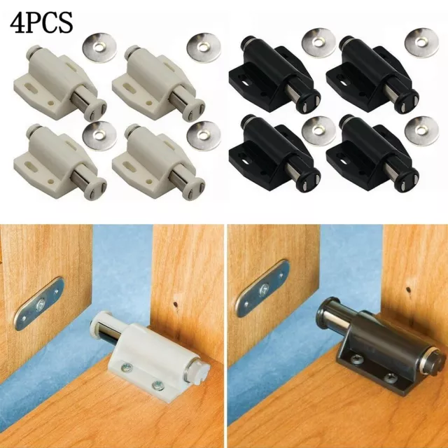 Push To Open Touch Latch 4 pz/set cassetto armadio ABS parti facili da usare