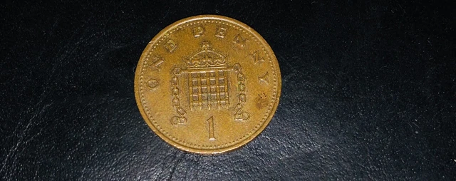 1986 UK ONE PENNY - QUEEN ELIZABETH II - GREAT BRITAIN PENCE ONE CENT ...