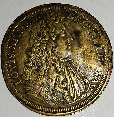 LOUIS XIV JETON DE NUREMBERG DE LAZARUS GOTTLIEB LAUFFER 