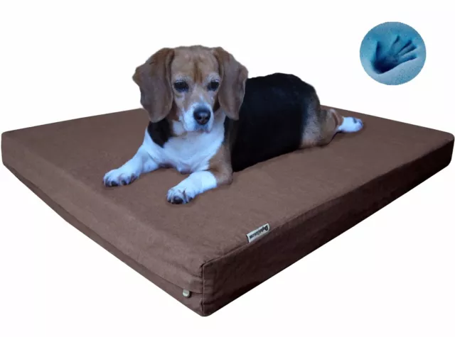 Gel Memory Foam Pet Bed Durable Orthopedic Waterproof for Small Extra Large Dogs