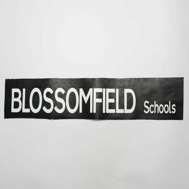 Blossomfield Schulen Busjalousie Vintage Siebdruck Yardley Wood Ziel