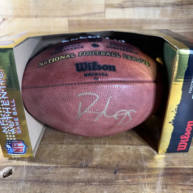 Wilson The Duke Official NFL Authentic Game Ball F1100 Football Autographed 3