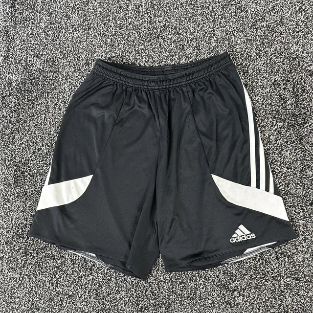 Pantaloncini da corsa da donna Adidas Climalite logo neri taglia small