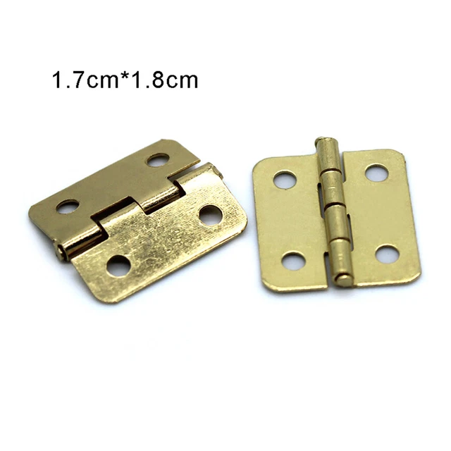 Miniature Iron Butt Hinge Door Hinges Ball Bearing 17mm*18mm Mini Hinge Cabinet