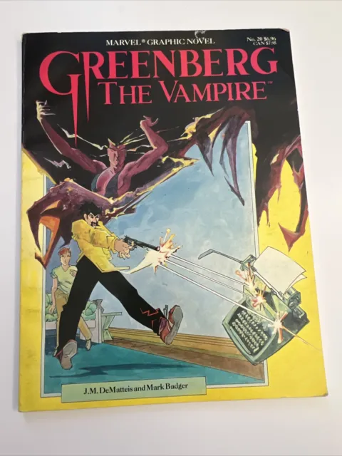 Marvel Comics Graphic Novel #20 - Greenberg The Vampire 1986 Comic Book