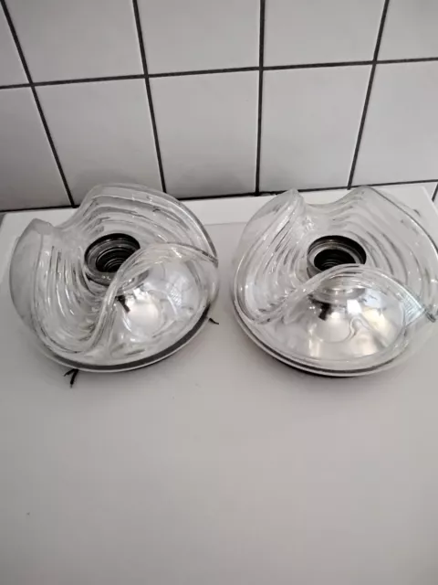 Peill Putzler Wandlampe Wave Futura 70s Koch Loewy Sconce Wall Lamp Dm 26,5 cm